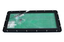 China 120 key illuminated rubber ruggedized keyboard with sealed touch pad supplier