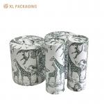 Custom Luxury Floral Bouquets Gift Cardboard Flower Tube Packaging Round Cylinder Craft Paper Box for Flowers for sale