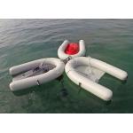 White Grain Motor Boat Station Jetski C Shape Jet Ski Floating Dock Inflatable Floating Jet Ski C Dock For Yacht for sale