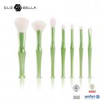 7pcs Special Plastic Handle Make Up Brush White Nylon Hair Cosmetic Brush Aluminium Ferrule for sale