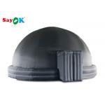 6m Black Blow Up Planetarium Dome Tent 100% Blackout For School for sale