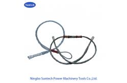 China 80kn Wire Rope Pulling Conductor ACSR Cable Mesh Socks supplier