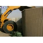 Geotextile Lined Gabion Stone Wall , Military Bastion Basket Sand Box for sale
