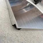 600x600mm Stainless Steel Ceiling Panel Hairline Concealed Clip In Ceiling Tile