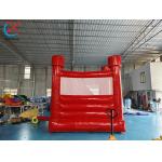 Customized Red Inflatable Wedding Bouncy House With Slide Inflatable Combo For Party