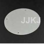Round / Square / Trapezoid / Customized Shape Sapphire Materials Optical Glass Plates With Hole for sale