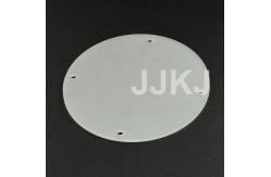 China Round / Square / Trapezoid / Customized Shape Sapphire Materials Optical Glass Plates With Hole supplier