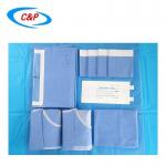 SMS Material Blue Sterile Laparotomy Surgical Pack For Medical Professionals for sale