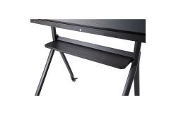 China ODM Mobile Interactive Whiteboard Stand Rolling Flat Screen TV Stand Portable supplier