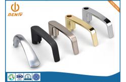 China Plated Aluminum zinc alloy die cast Custom Door handles Hardware supplier