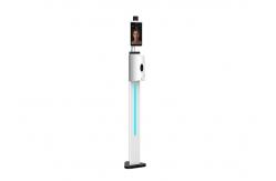 China FCC CCC Touch Free Hand Sanitizer Dispenser Temperature Kiosk supplier