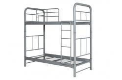 China ODM Hostel L1900*W900mm Double Bunk Bed Metal Frame supplier