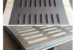 China Stainless Steel Galvanized Steel Perforated Punch Plate Panel Louvers With Metal Net supplier
