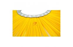 China Zhenda Factory Flat Circle Road Street Sweeper Brushes  Pp Material supplier