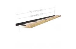 China Stainless Steel Hidden Metal Floating Wall Mounted Shelf Brackets for Durability supplier