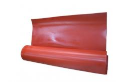 China Red Solid Platinum Cured Silicone Sheet Textured Finish For Food Processing Industries supplier