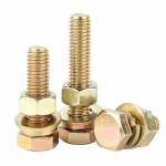 Stainless Steel Hex Washer Head Bolt 2mm - 150mm Screw Length Passivated Finish for sale