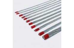 China 0.8-3mm Diameter ASTM A475 Class A Galvanized Steel Cable 1x7 EHS 3/16'' 7/1.57mm Cable supplier
