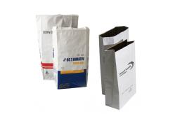 China Customized Thickness Multilayer Multiwall Kraft Paper Bags With Handle supplier