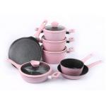 Extra Large Forged Aluminum 28cm Pink Pots And Pans for sale