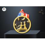 3D Model 70*3MM Stock Medals For Valentine'S Day for sale