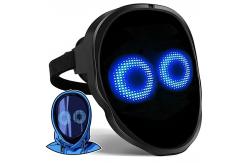 China Custom Faces Bluetooth LED Mask DIY APP Control For Halloween Cosplay Party supplier