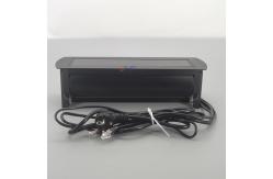 China Hand Turnover Usb Rj45 Power Connection Flip Up Socket For Office Table supplier