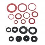 Temperature Resistant Black Silicone Rubber O Ring For Sealing for sale