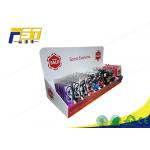 CMYK Printing 350g CCNB Corrugated Recyclable Cardboard Display Boxes For Retail Store for sale