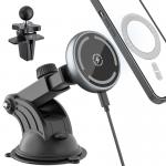 Dashboard 10W 7.5W Car Phone Mount Wireless Charger Automatic Sensor for sale
