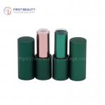 Aluminum Green Color Empty Lip Balm Tube Lipstick Tube for sale