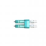 Compact Design LC Fiber Optic Connector Duplex Plastic / Metal Housing for sale