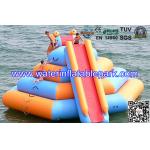 Professional Inflatable Water Climbing Tower With Slide For Water Park