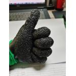 76 Grams Crinkle  Half Coated Latex Work Gloves EN388 4131 for Construction for sale