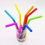 FDA Approved 25cm Long Folding Silicone Straws