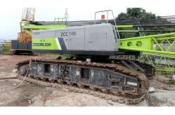 China 2019 ZOOMLION 100t Crawler Crane for Sale supplier