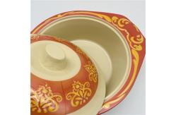 China Round Melamine Soup Bowl with Customized Logo Acceptable Non-toxic supplier