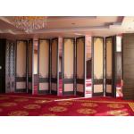 MDF + Aluminum Interior Movable Folding Soundproof Partition Wall For Hotel for sale