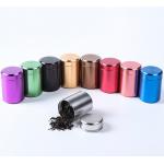 Food Grade Tea Tin Boxes PMS Offset Printing Metal Round Box for sale
