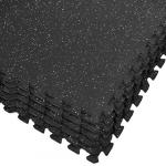20MM Tiles Interlocking Floor Mat Gym Rubber 500*500 EPDM for sale
