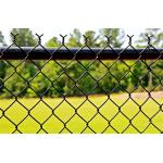 Durable Black Chain Link Fence Privacy Fabric Hot Dipped Galvanized Mesh Fence