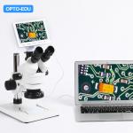 Stereo Usb Portable IPS Screen Hand Held Digital Microscope Dual Lens for sale