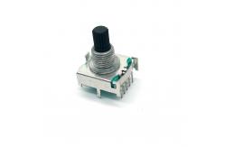China 17mm Single Pole Triple Throw Rotary Switch 0.3A 100k Log Potentiometer supplier