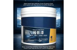 China Water-based High-definition Screen Projection Paint with Custom Color Reproduction for Uniform Brightness supplier