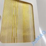 Brass Mesh Laminated Glass Large Size Width 1500-2700mm
