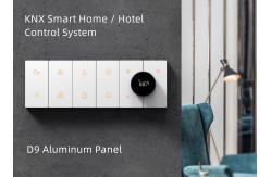 China Backlight Style KNX Wall Switch Full Metal Button Controlling Lamp supplier