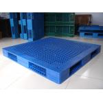 Single Side Export Plastic Pallets With Steel Tubes Inside , 1000×1000×150 for sale