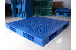 China Single Side Export Plastic Pallets With Steel Tubes Inside , 1000×1000×150 supplier