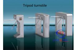 China Access Control Tripod Turnstile Gate , pedestrian security gates Semi - automatic supplier