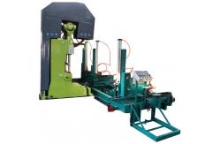 China Mobile Vertical Band Sawmill with Table Diesel Engine powered Truck Loading Move supplier